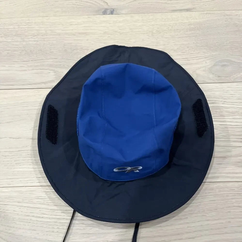 Outdoor Research OR Gore-Tex Blue / Black Sombrero Boonie Bucket Hat Size Small - Picture 3 of 9